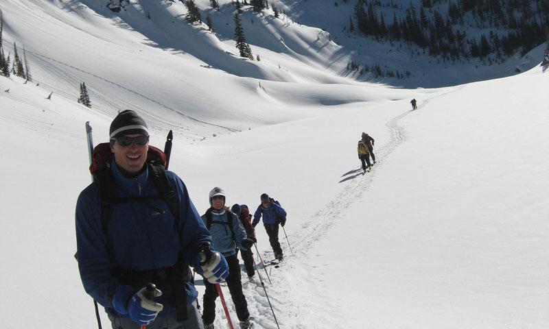 Backcountry Skiing near Sun Valley Idaho