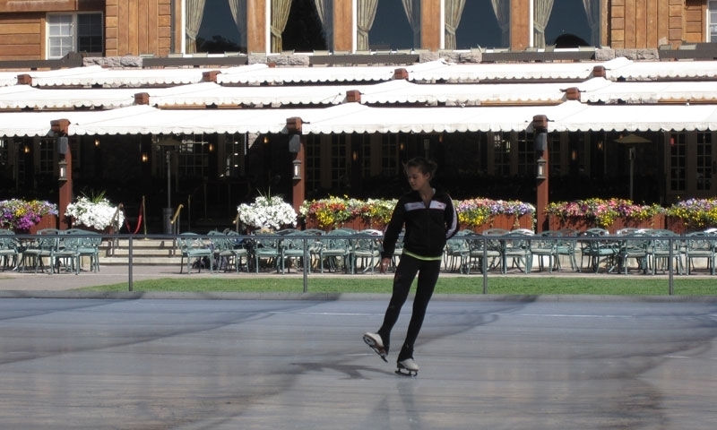 Ice Skating at the Sun Valley Lodge