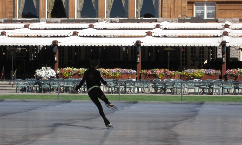 Ice Skating at the Sun Valley Lodge