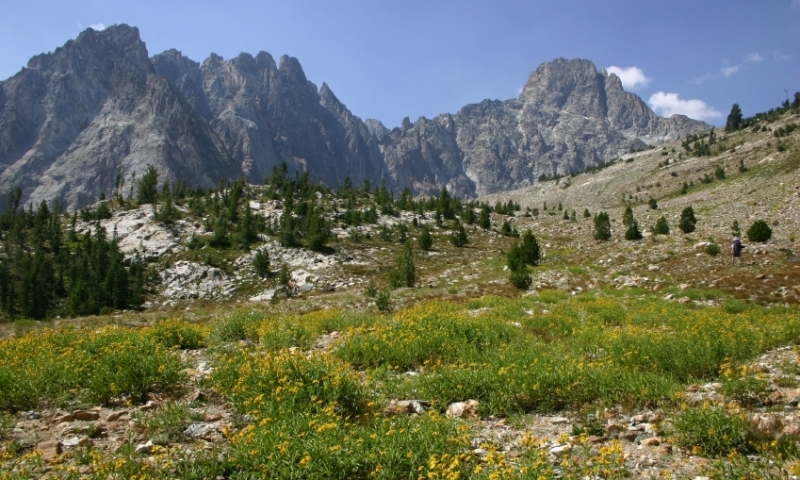 Thompson Peak in the Sawtooth Mountains